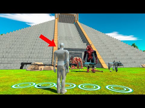 🔥FPS EXTREME DEATH RUN IN PYRAMID WITH DEADLY TRIALS - Animal Revolt Battle Simulator