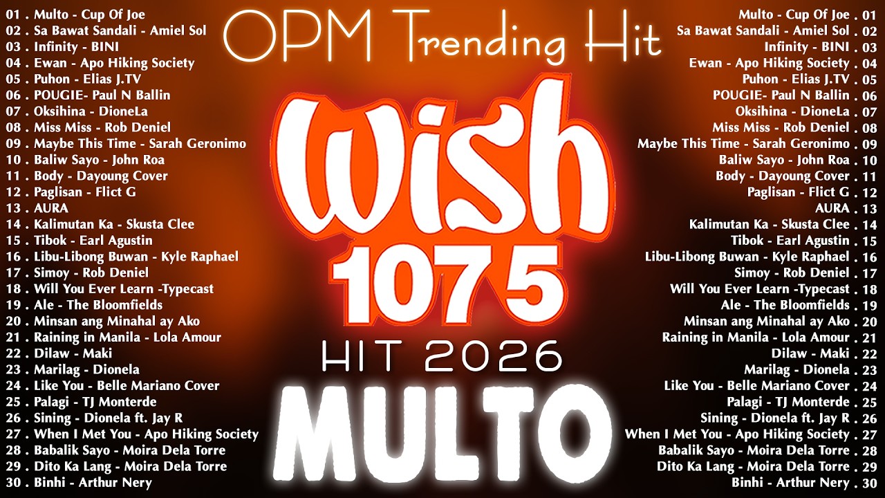 (Top 1 Viral) OPM Acoustic Love Songs 2026 Playlist 💗 Best Of Wish 107.5 Song Playlist 2026
