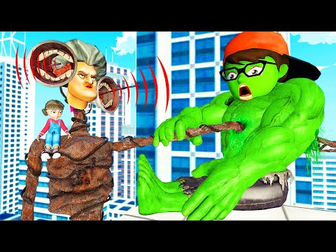 SirenHead Miss T vs NickHulk Rescue Tani - Nick Love Tani Zombies Attacking Scary Teacher 3D Story