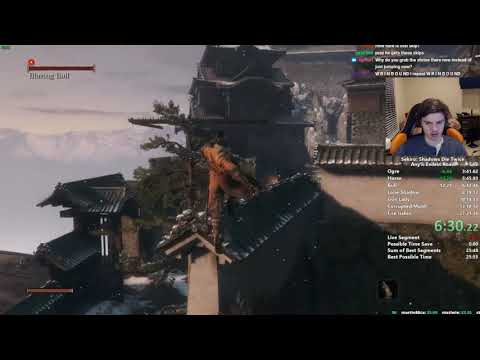 Sekiro Any% Speedrun in 26:25