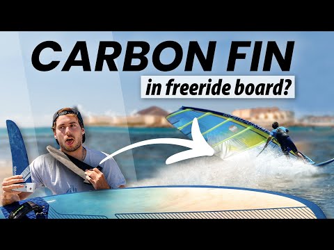 Here’s what happens when you put a CARBON RACE FIN into a FREERIDE BOARD.