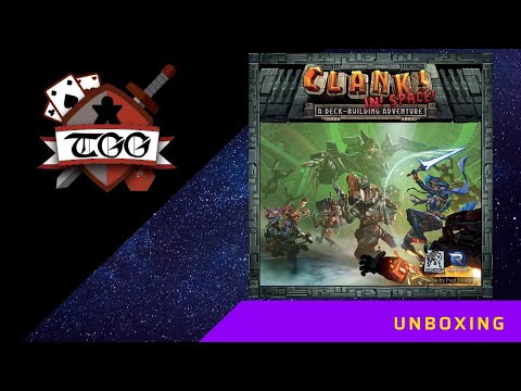 Clank! In! Space! A Deck-Building Adventure Board Game Unboxing