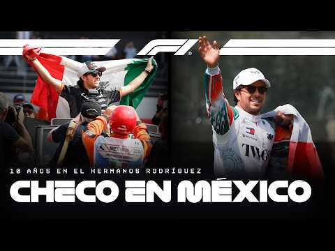 RESUMEN | Todos Los Grandes Premios que Checo Pérez corrió en el Hermanos Rodríguez de México