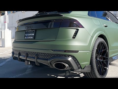 2025 Audi RSQ8 w/ Akrapovič Titanium Exhaust – Cold Start and Revs