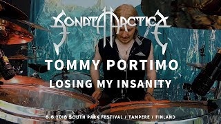 Sonata Arctica Tommy Portimo Drumcam &#39;Losing My Insanity&#39; / 8.6.2018 South Park Festival
