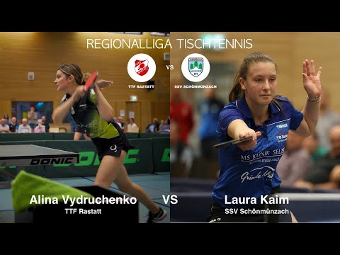 Topspiel in der Regionalliga Südwest I Vydruchenko - Kaim I TTF Rastatt 1957 e.V.