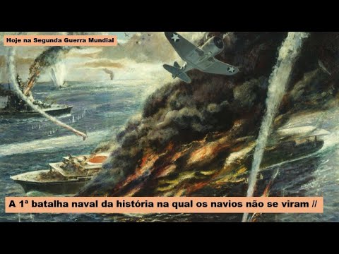 A 1ª batalha naval da história na qual que os navios não se viram
