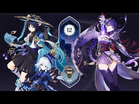 C0 Wanderer Hypercarry (w/out Faruzan) | C0 Raiden Shogun Quickbloom | Genshin 4.3 Floor 12 9 Stars