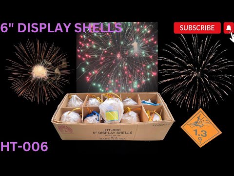 HT-006 10 Shots 6" Inch Display Shells Fireworks 2023