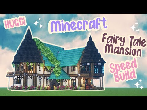 Insane Fairy Mansion Speed Build with Aesthetic Mods! 😱✨