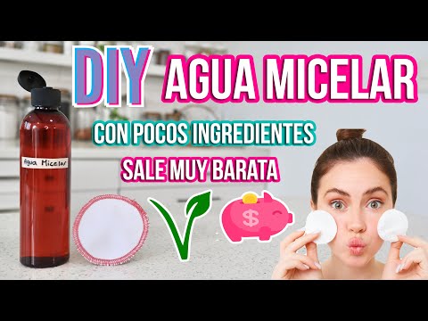 Agua Micelar DIY - muy barata con pocos ingredientes - Mixi