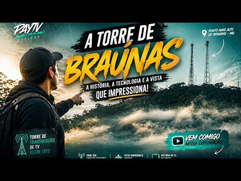 🚀 Fui explorar um dos pontos mais altos de Braúnas-MG: a famosa torre de transmissão! 📡⛰️