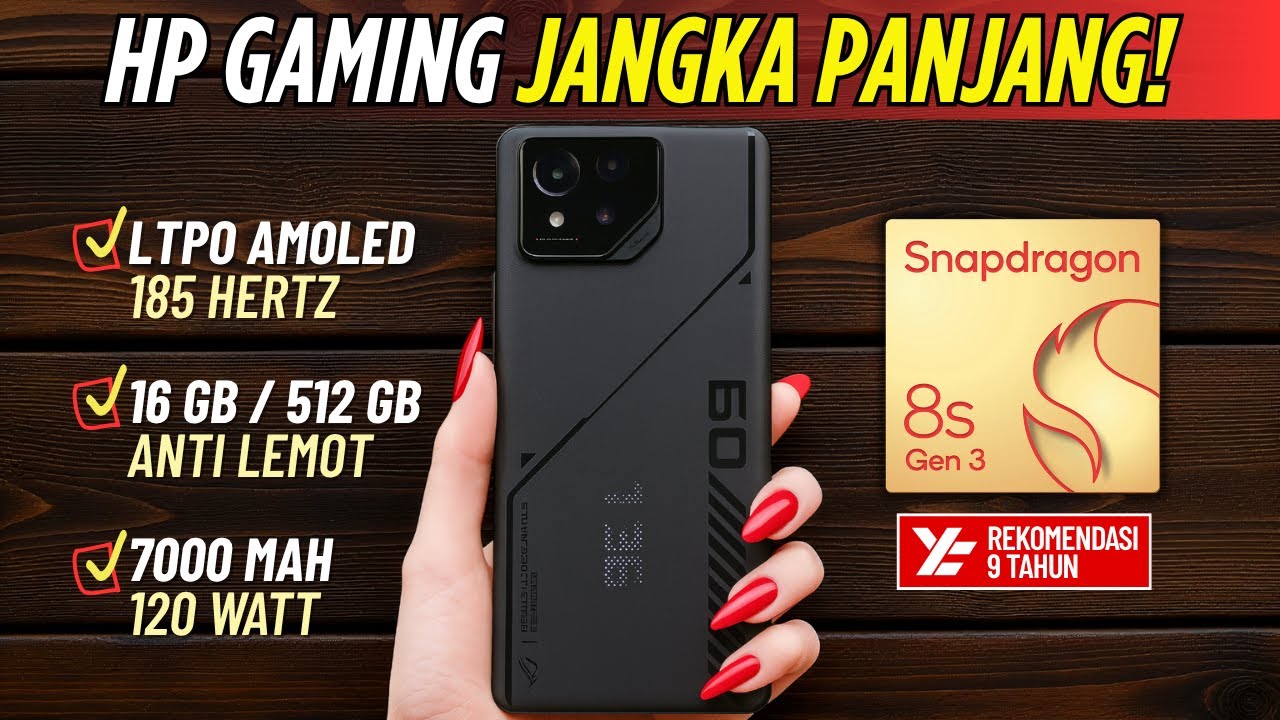 Buat 5 Tahun ke Depan‼️ 5 HP GAMING BUAT JANGKA PANJANG NOVEMBER 2025