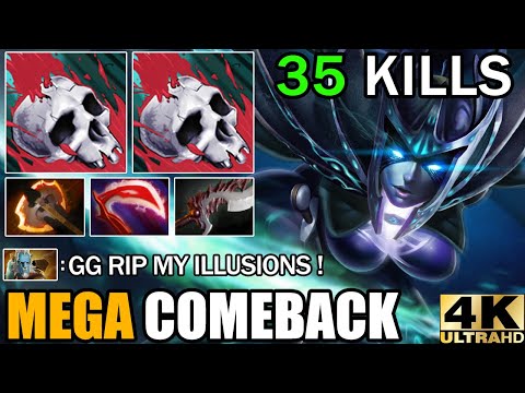 Unreal Crit Damage Phantom Assassin 35 Kills Deleted Phantom Lancer - Epic Mega Comeback 7.31 Dota 2