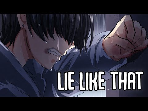 「Nightcore」→ Lie Like That (Lyrics) by Ryan Bronson