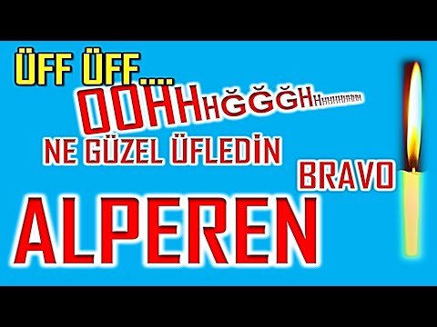 İyi ki Doğdun Alperen İsme Özel Komik Doğum Günü Şarkısı