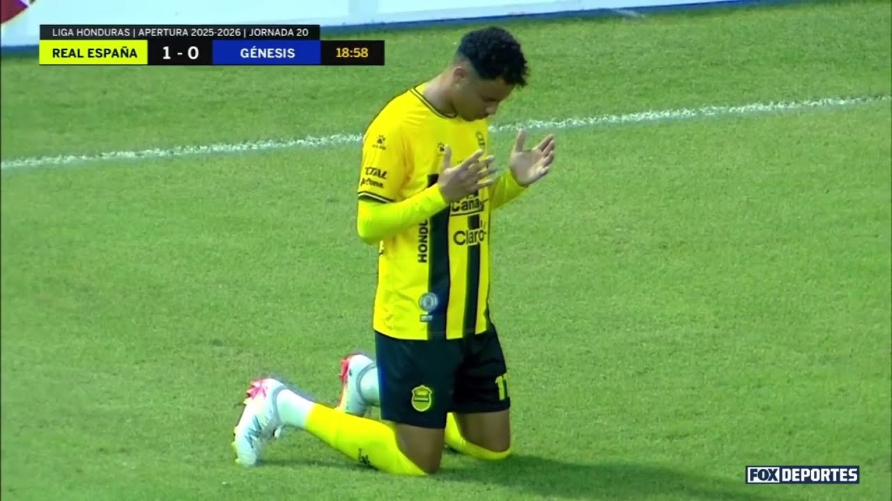 🔥 GOL Gustavo Moura | Real España 1-0 Génesis Policía Nacional | Apertura 2025 | Liga de Honduras