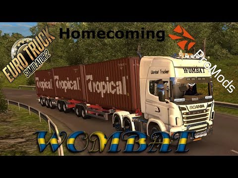 ETS2 - Double trailer from Aalborg to Stockholm