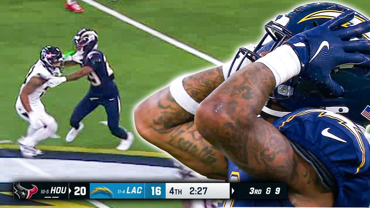 IS THIS ILLEGAL CONTACT?!? Texans Vs Chargers HUGE PLAYOFF IMPLICATIONS (Week 17)