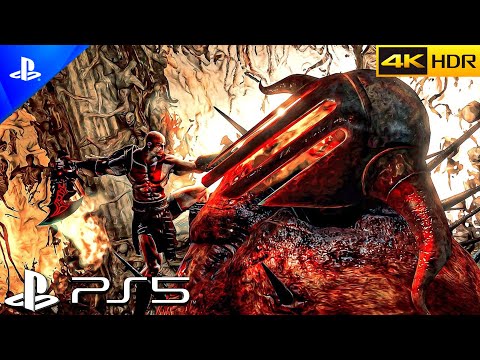 (PS5) KRATOS VS HADES | Boss Fight | ULTRA High Graphics [4K HDR 60FPS] God Of War III Remastered