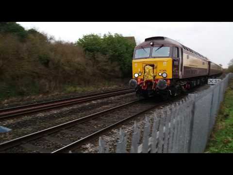 57305 and 57301 on the northern belle passing wolvercote