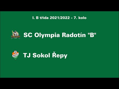 SC Olympia Radotín "B" - TJ Sokol Řepy 5:1