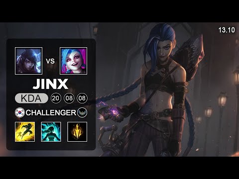 Teddy Jinx vs Aphelios ADC - KR Challenger - Patch 13.10 Season 13