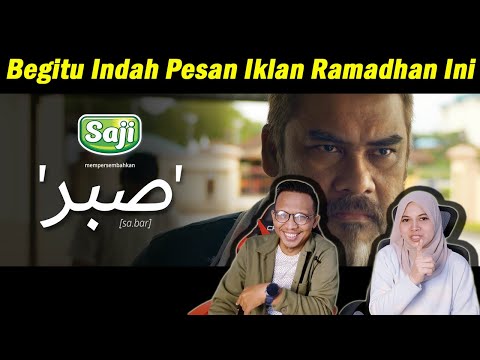 Indonesian Reaction‼️Iklan Ramadhan SAJI (Dato Awi) | SABAR
