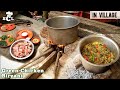 BIRYANI गाँव में चूल्हे पर बनाए GREEN CHICKEN BIRYANI
