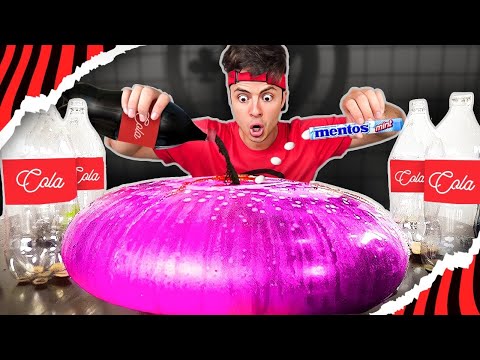 COCA-COLA AND MENTOS vs BIG BOLHÃO - Challenge