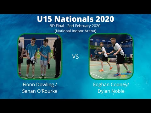 U15 Nationals Boys Doubles Final 2020
