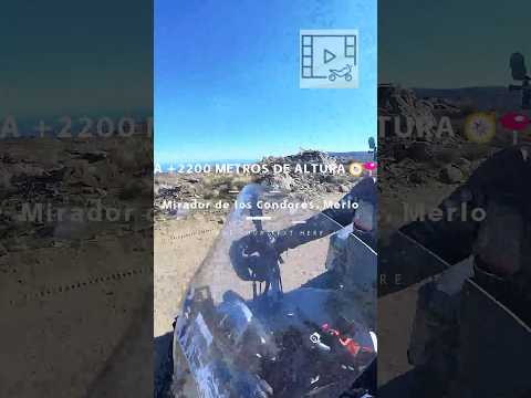 Llegamos a lo más alto de San Luis! 🏍️ El Filo de Merlo