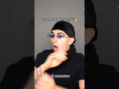 Sench’s house caught on FIRE🔥 #sench #twitchclips #trend #viralshorts