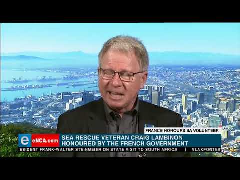 South African sea rescue volunteer has been honoured