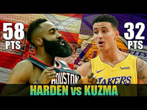Harden vs Kuzma Full Duel Highlights | Rockets bounceback and force OT againts Lakers