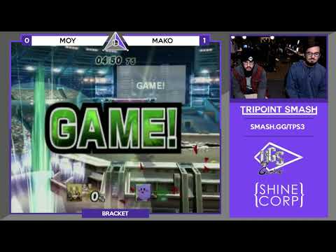 Moy (Wolf) vs Mako (Peach, Kirby) - Tripoint Smash #3 PM Bracket