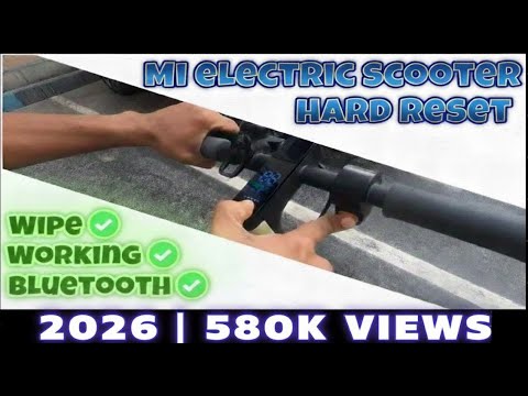 How To Reset Electric Scooter | Connect Bluetooth