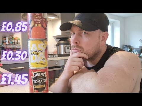 ASDA vs MORRISONS vs HEINZ Tomato Soup, Who Wins? Food Review!