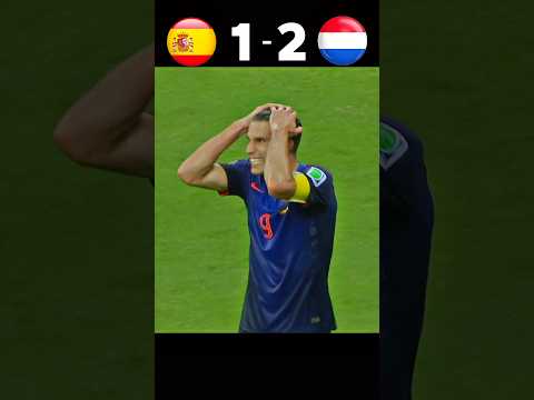 Spain vs Netherlands World Cup 2014