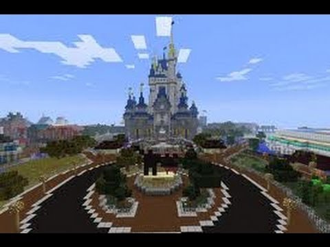 Exploring Disney Server in Minecraft