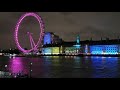 Overlooking View Of London Eye And Thames River Full Screen Status Whatsapp Status