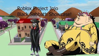 Roblox Project Jojo Black Sabbath Showcase!