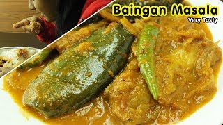 Baingan masala recipe, Brinjal masala curry, How to make Brinjal curry
