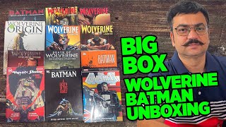 Huge Wolverine and Batman Graphic Novels Unboxing