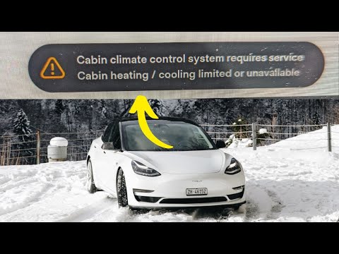 “Cabin climate control system requires service” in Tesla Model 3 or Y