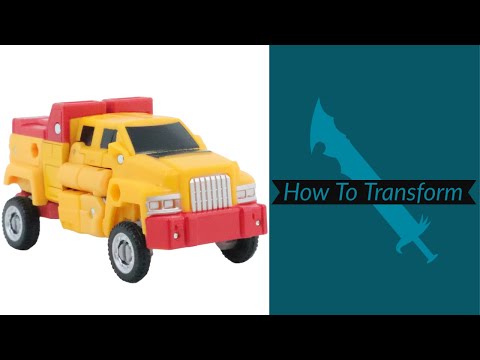 How To Transform: Transformers Legacy United Deluxe Class Go-Bot SmallFoot