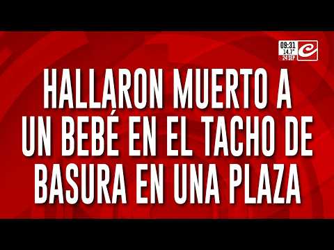 Hallaron bebé muerto en un tacho de basura: el cuerpito estaba desmembrado