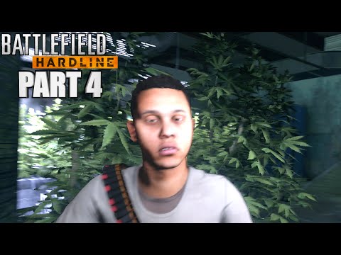Grow Room Ambush - Battlefield Hardline Walkthrough Part 4 - Episode 4 - Gameplay With Commentary