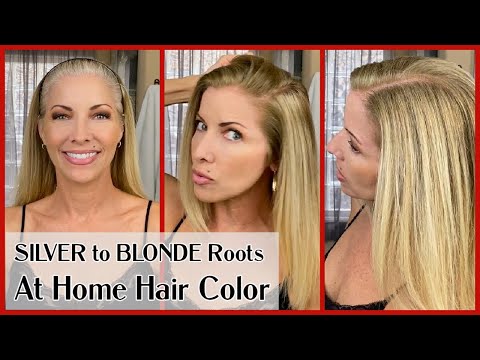 Home Hair Color - Gray Hair - How I Color My Silver...