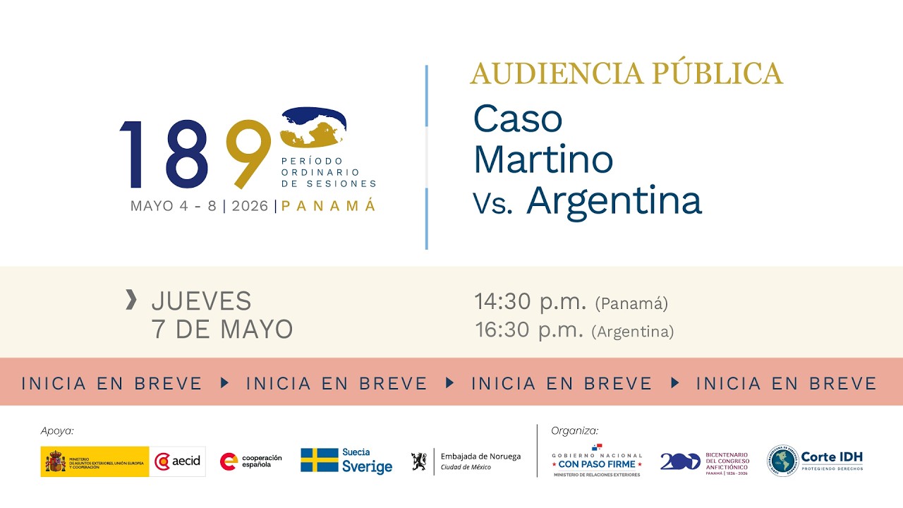 Audiencia Pública Martino Vs. Argentina